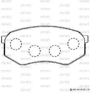 Brake Pad Set, disc brake (SN279)