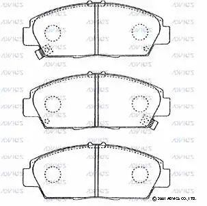 Brake Pad Set, disc brake (SN428P)