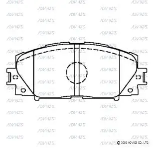 Brake Pad Set, disc brake (A1N192)