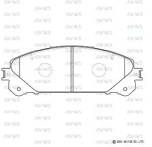 Brake Pad Set, disc brake (A1N191)