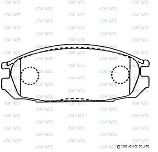 Brake Pad Set, disc brake (SN791)