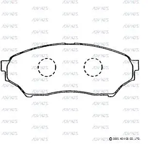 Brake Pad Set, disc brake (D1N021)