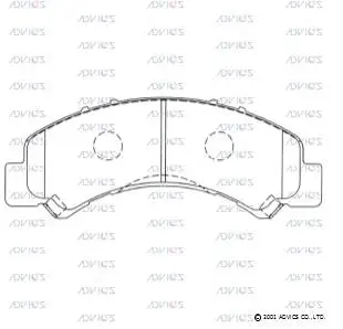 Brake Pad Set, disc brake (SN932)