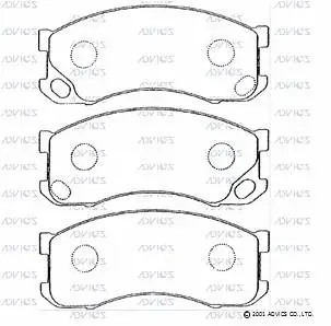 Brake Pad Set, disc brake (SN280E)