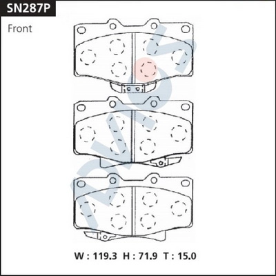 Brake Pad Set, disc brake