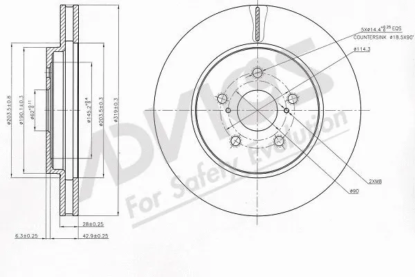 Brake Disc (A6F115B)