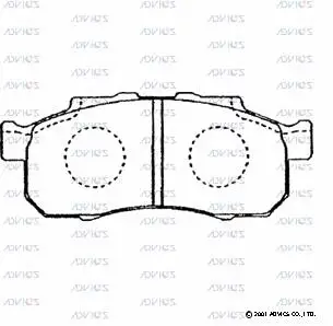 Brake Pad Set, disc brake (SN414)