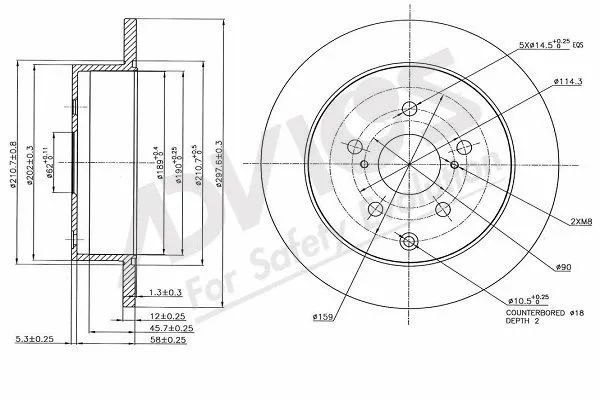 Brake Disc (A6R203B)