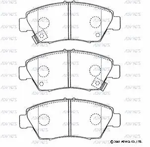 Brake Pad Set, disc brake (C1N016)