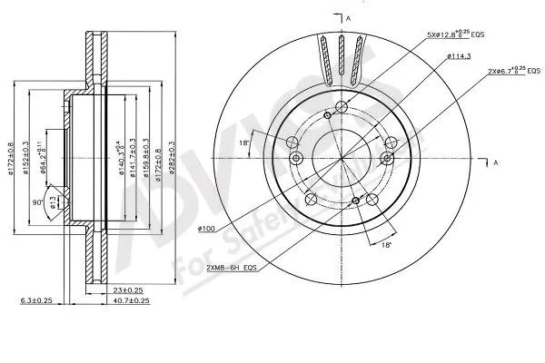 Brake Disc (C6F269B)