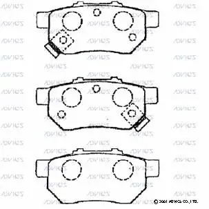 Brake Pad Set, disc brake (C2N022)