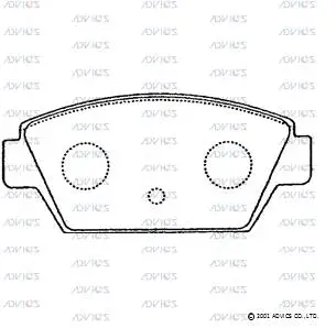 Brake Pad Set, disc brake (SN830)