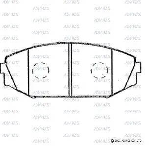 Brake Pad Set, disc brake (SN110)