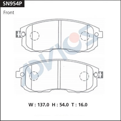 Brake Pad Set, disc brake