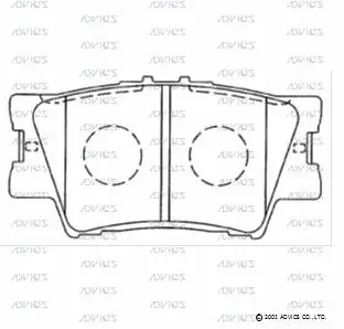 Brake Pad Set, disc brake (A2N130)