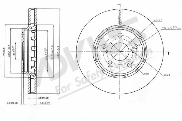 Brake Disc (A6F143B)