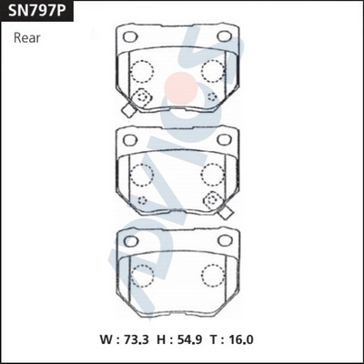 Brake Pad Set, disc brake