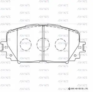 Brake Pad Set, disc brake (SN939)