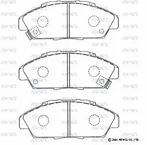 Brake Pad Set, disc brake (SN418P)