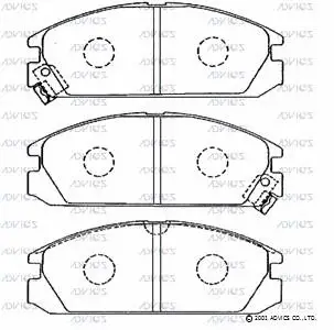 Brake Pad Set, disc brake (C1N033)