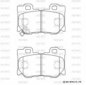 Brake Pad Set, disc brake (B2N099)