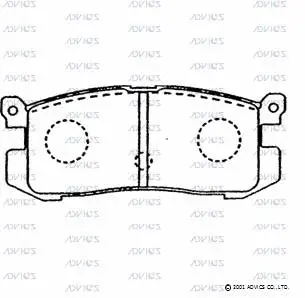 Brake Pad Set, disc brake (SN785)