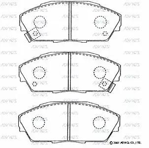 Brake Pad Set, disc brake (C1N013)