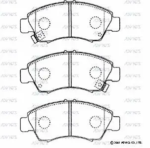 Brake Pad Set, disc brake (C1N020)