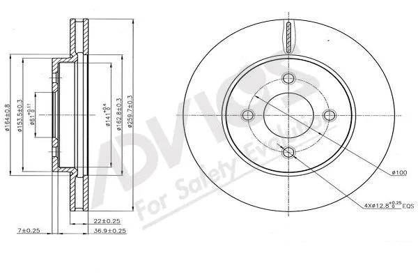 Brake Disc (B6F121B)