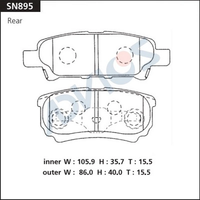 Brake Pad Set, disc brake