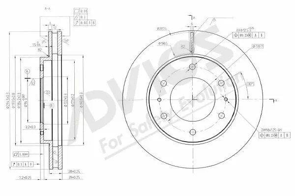 Brake Disc (D6F134B)
