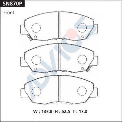 Brake Pad Set, disc brake