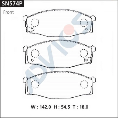 Brake Pad Set, disc brake