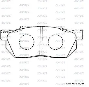 Brake Pad Set, disc brake (C1N004)