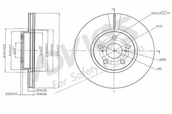 Brake Disc (A6F144B)