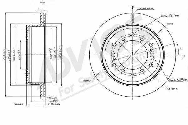 Brake Disc (A6R161B)