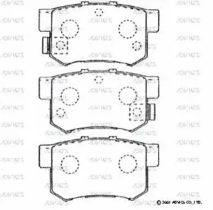 Brake Pad Set, disc brake (C2N015)