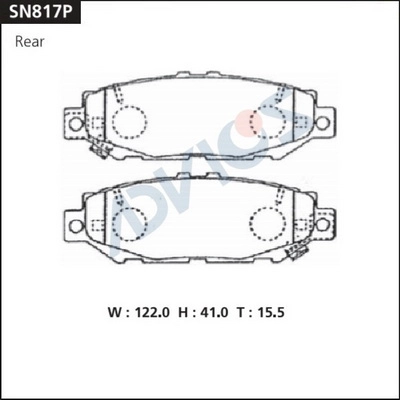 Brake Pad Set, disc brake