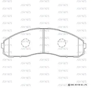 Brake Pad Set, disc brake (SN137)