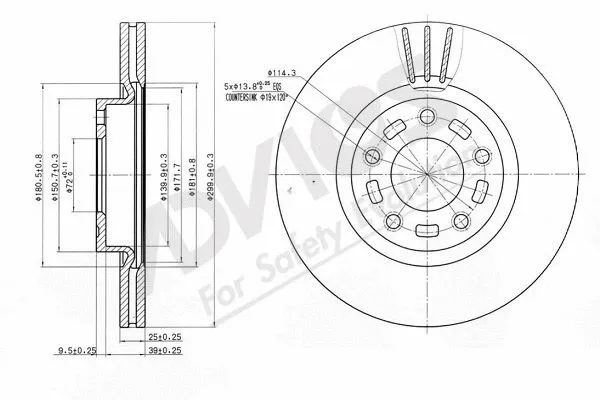 Brake Disc (E6F183B)