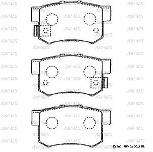 Brake Pad Set, disc brake (C2N021)