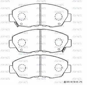 Brake Pad Set, disc brake (C1N035)