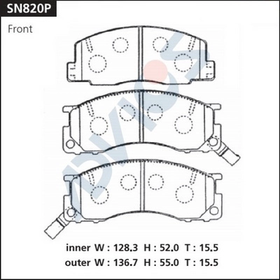 Brake Pad Set, disc brake
