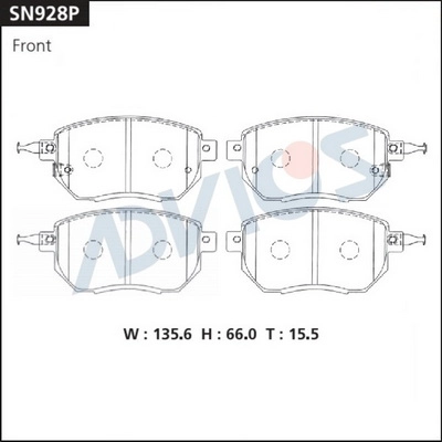 Brake Pad Set, disc brake