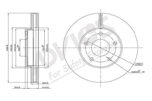 Brake Disc (B6F169B)