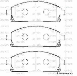 Brake Pad Set, disc brake (C1N042)