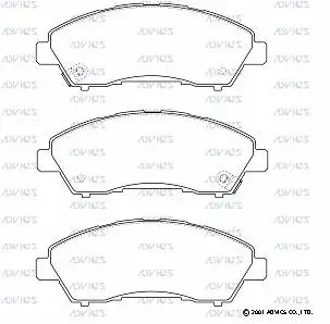 Brake Pad Set, disc brake (D1N081)