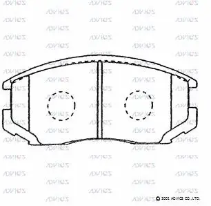 Brake Pad Set, disc brake (G1N005)