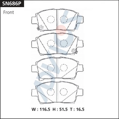 Brake Pad Set, disc brake