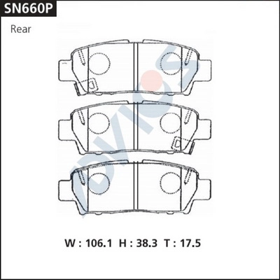 Brake Pad Set, disc brake